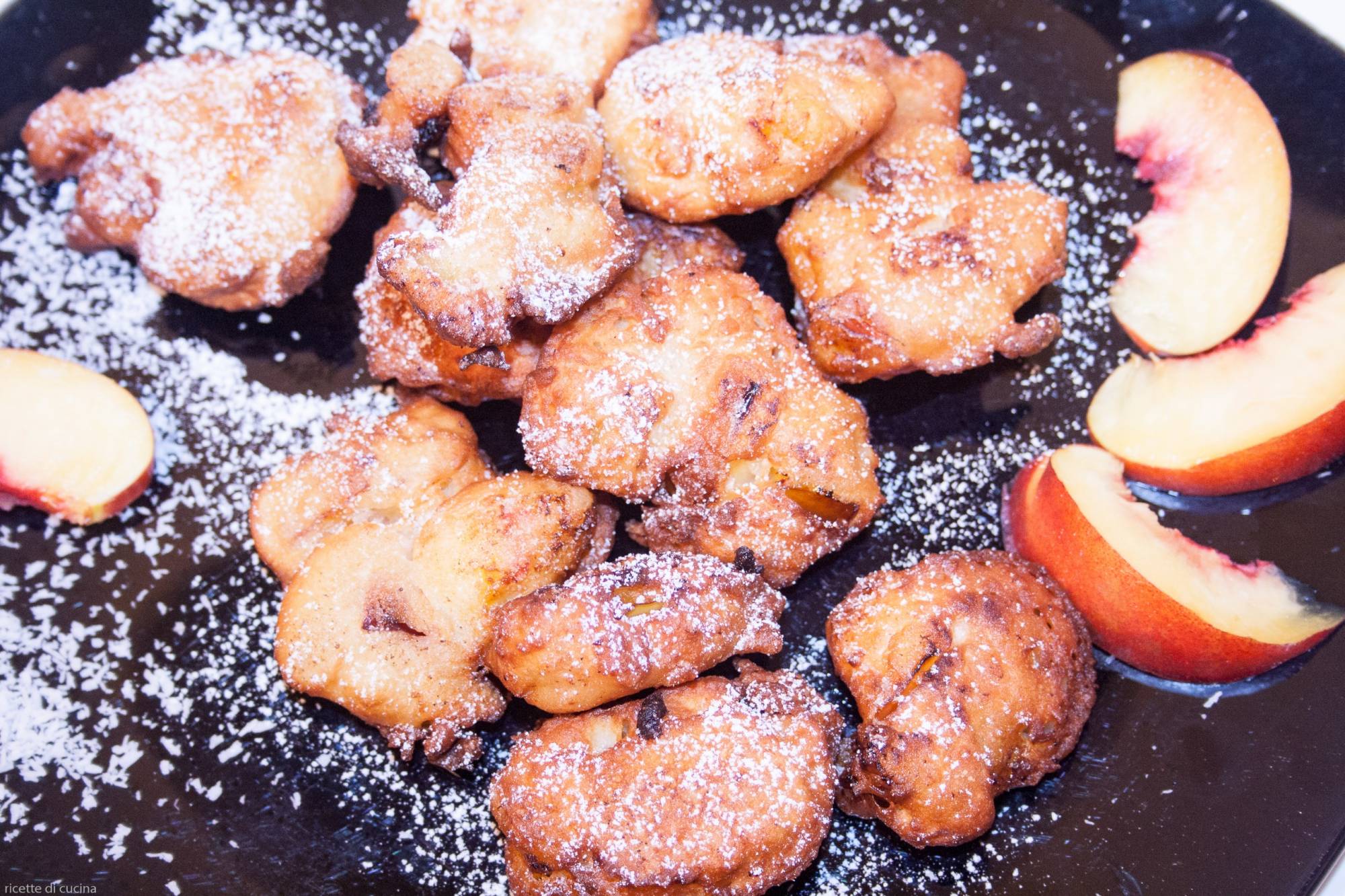 tortelli di pesche al cocco