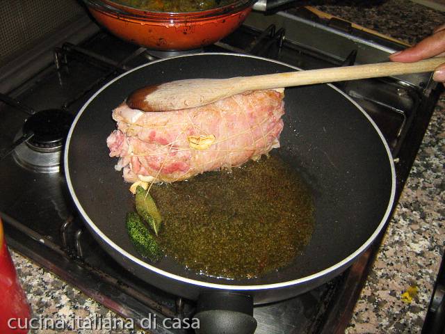 girare rotolo tacchino