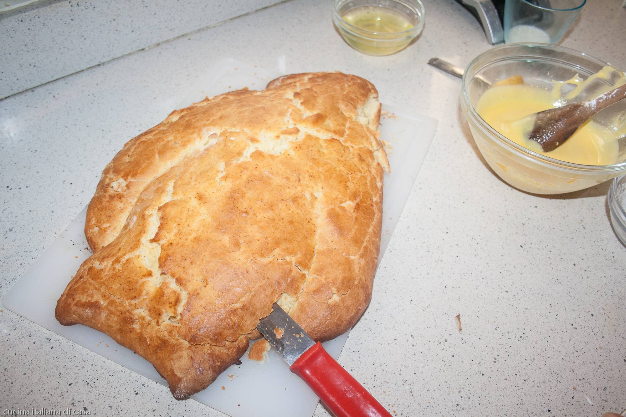 tagliare colomba