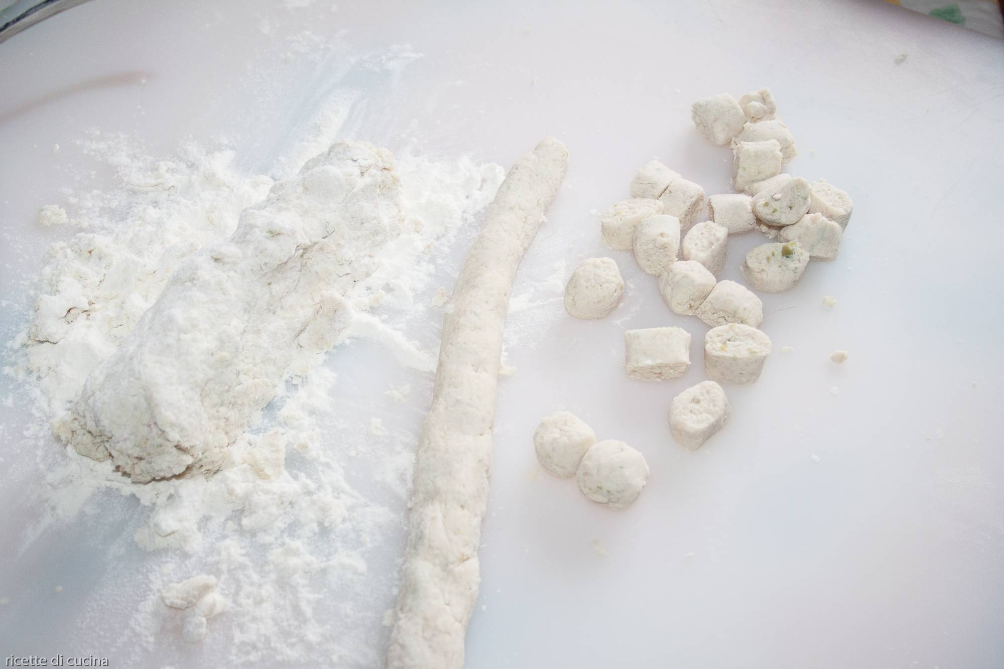 gnocchi pronti e impasto