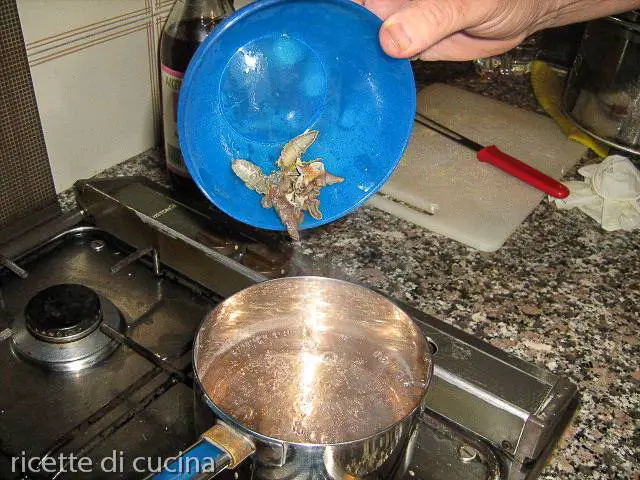 piedi di chicciole messi in aceto