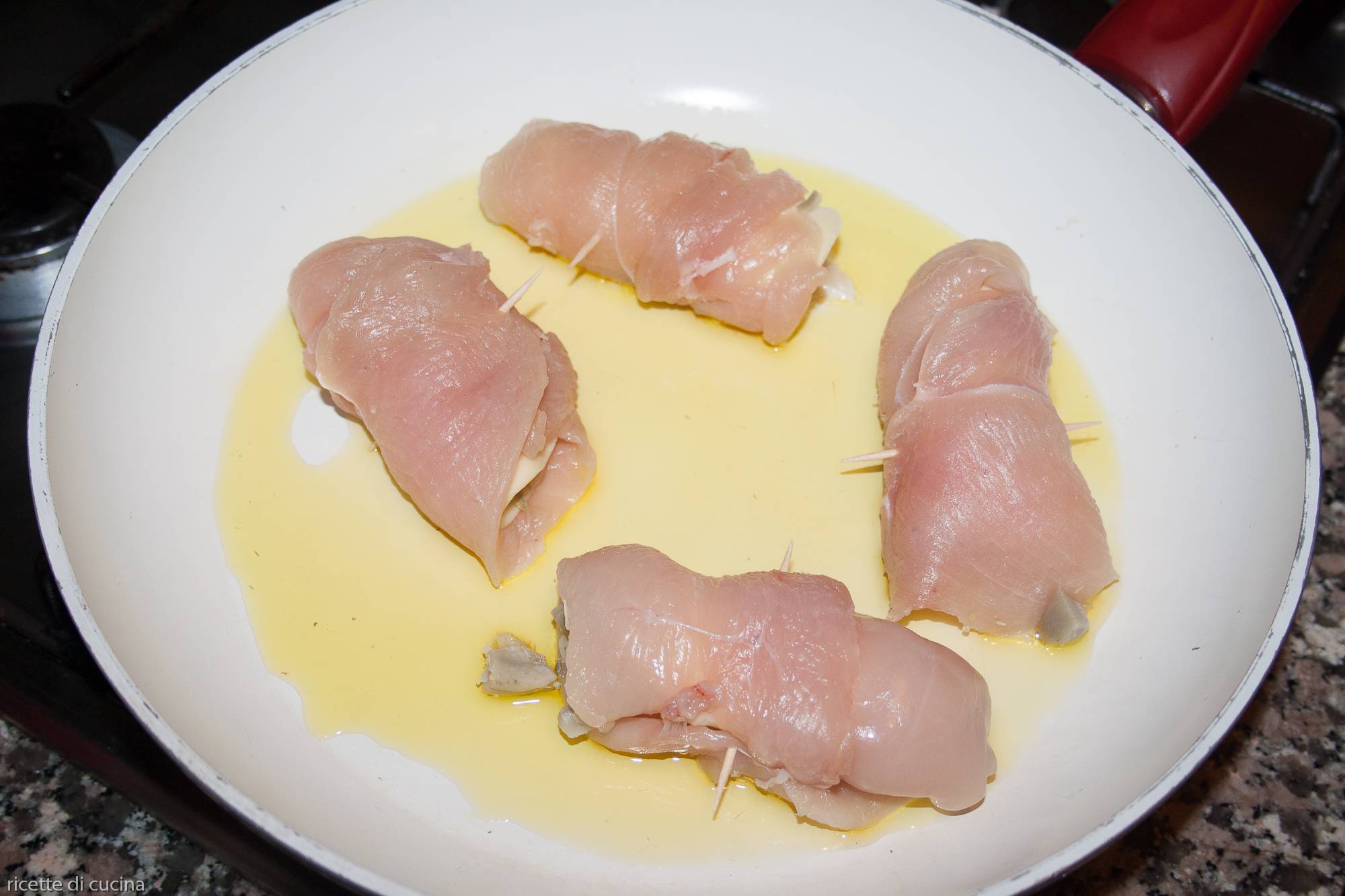 invo,ltini pollo padella