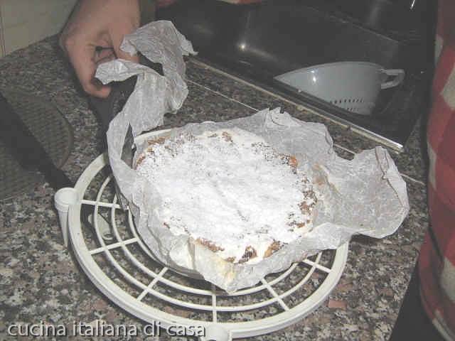 tagliare carta del panforte Margherita di Siena