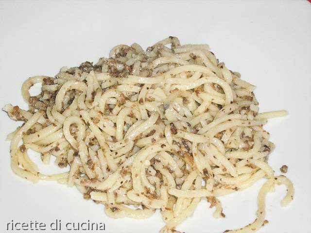 spaghettoni crema tartufo
