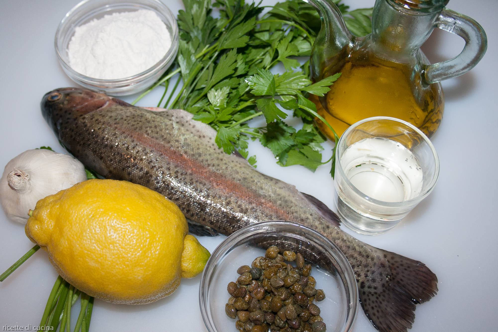 ingredienti trota ripiena