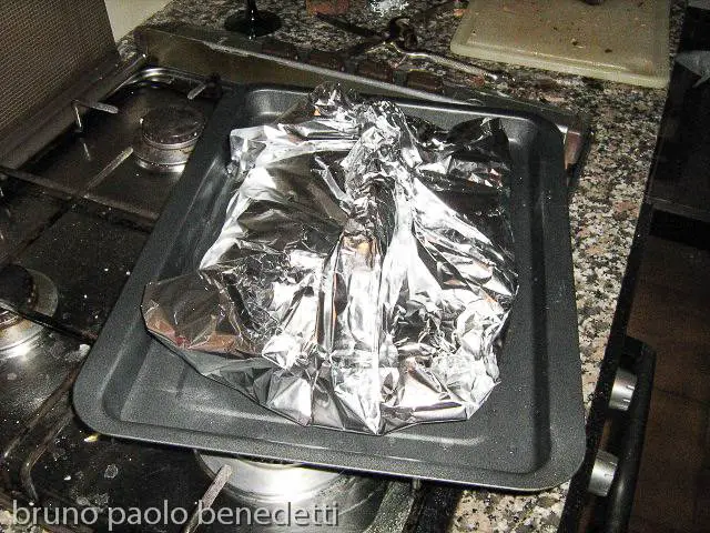 cartoccio con faraona chiuso