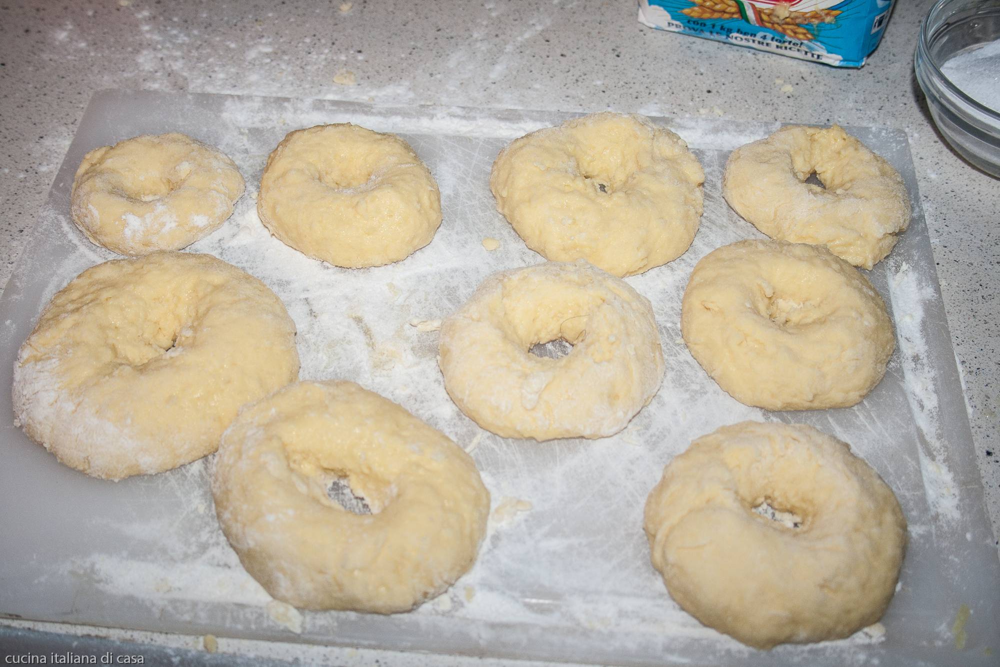 graffe napoletane prima di frittura