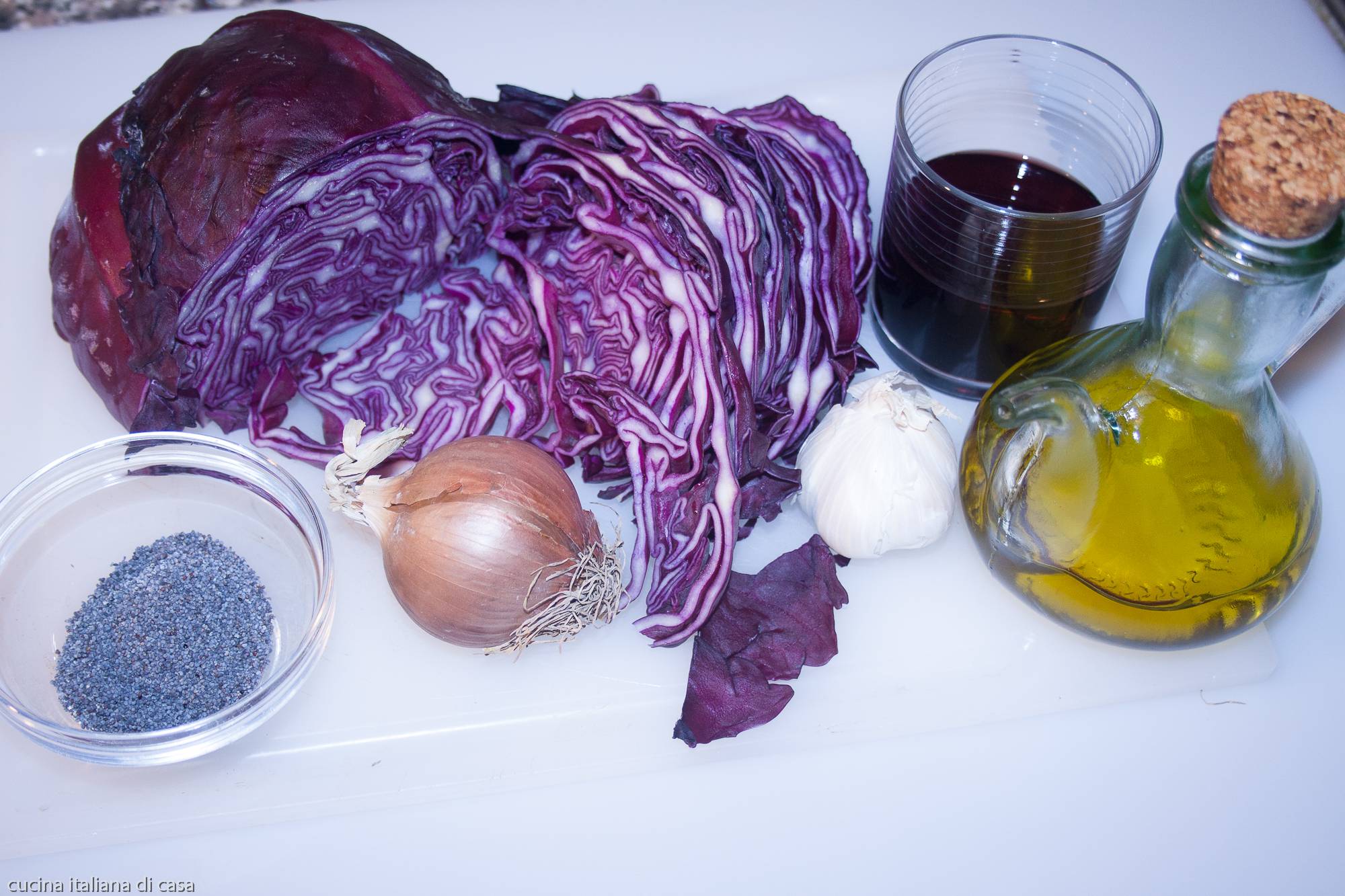 ingredienti ricetta cavolo rosso strascicato
