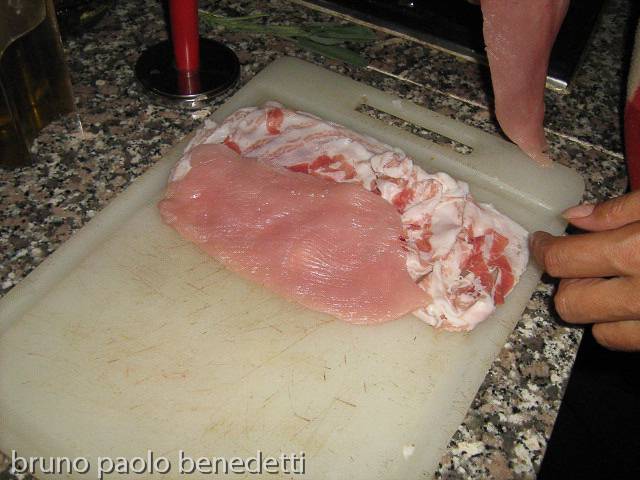 pancetta su tacchino