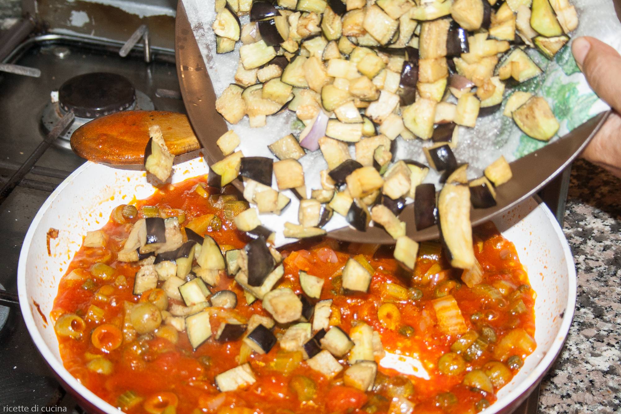 aggiungere melanzane