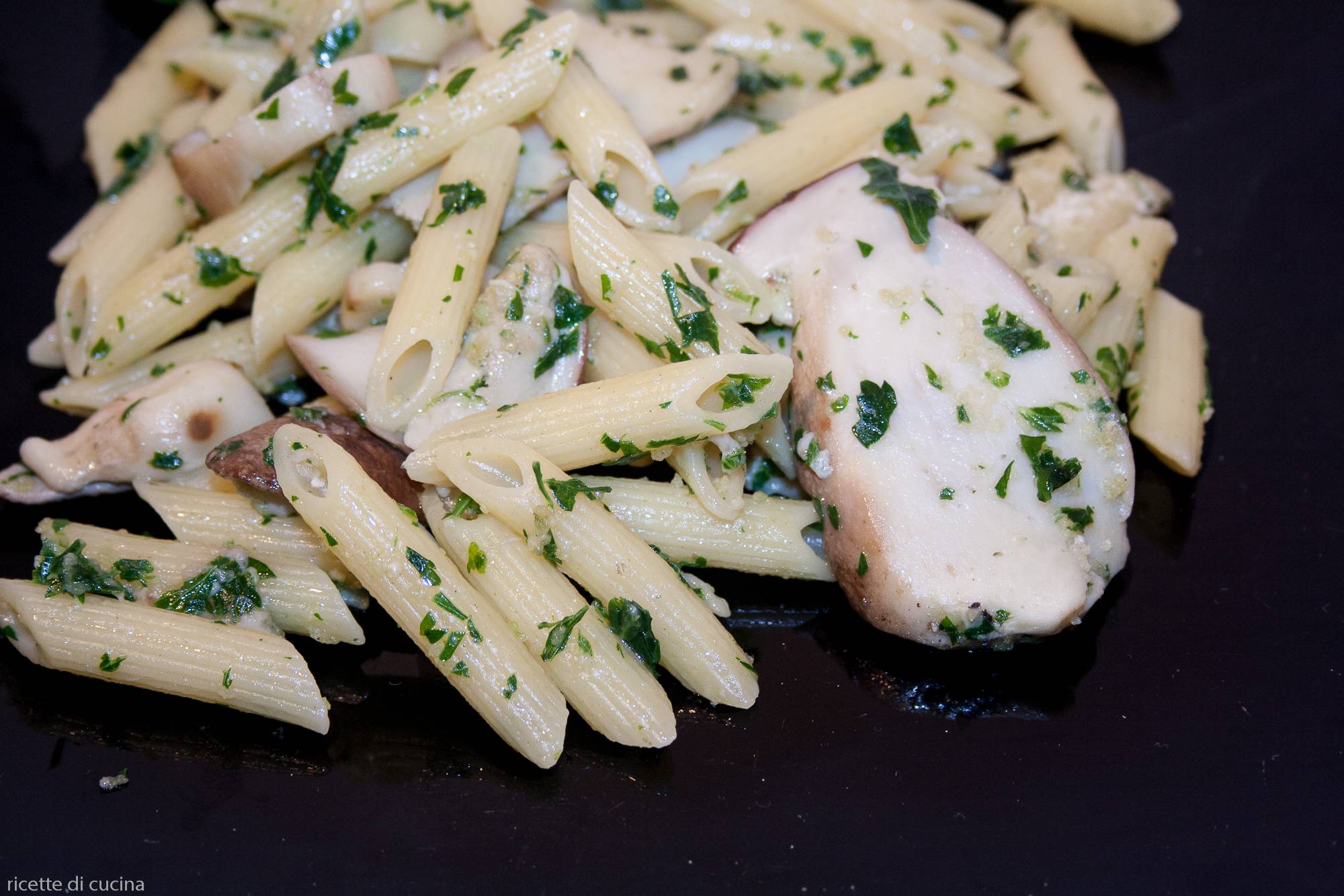 penne ai porcini freschi