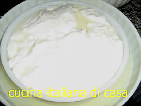 stampo con squacquerone