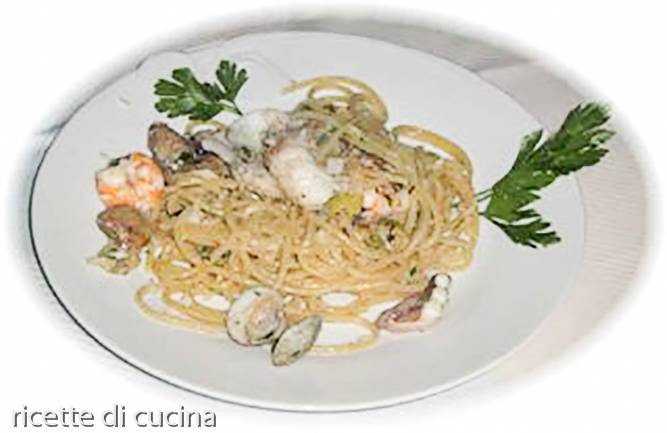 spaghetti scoglio bianco