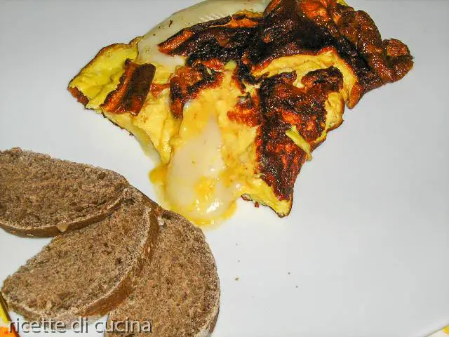 ricetta omelette patate formaggio capra