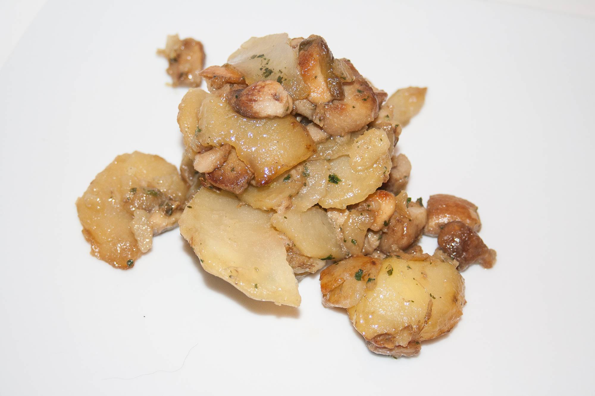 ricetta padellata di funghi porcini e patate