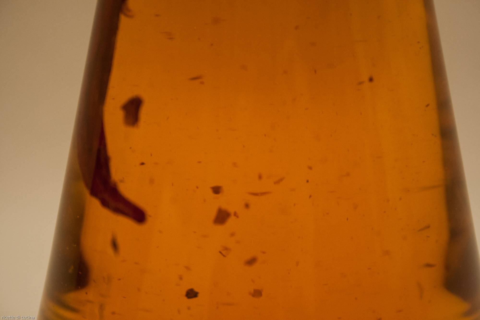 ricetta olio peperoncino secco