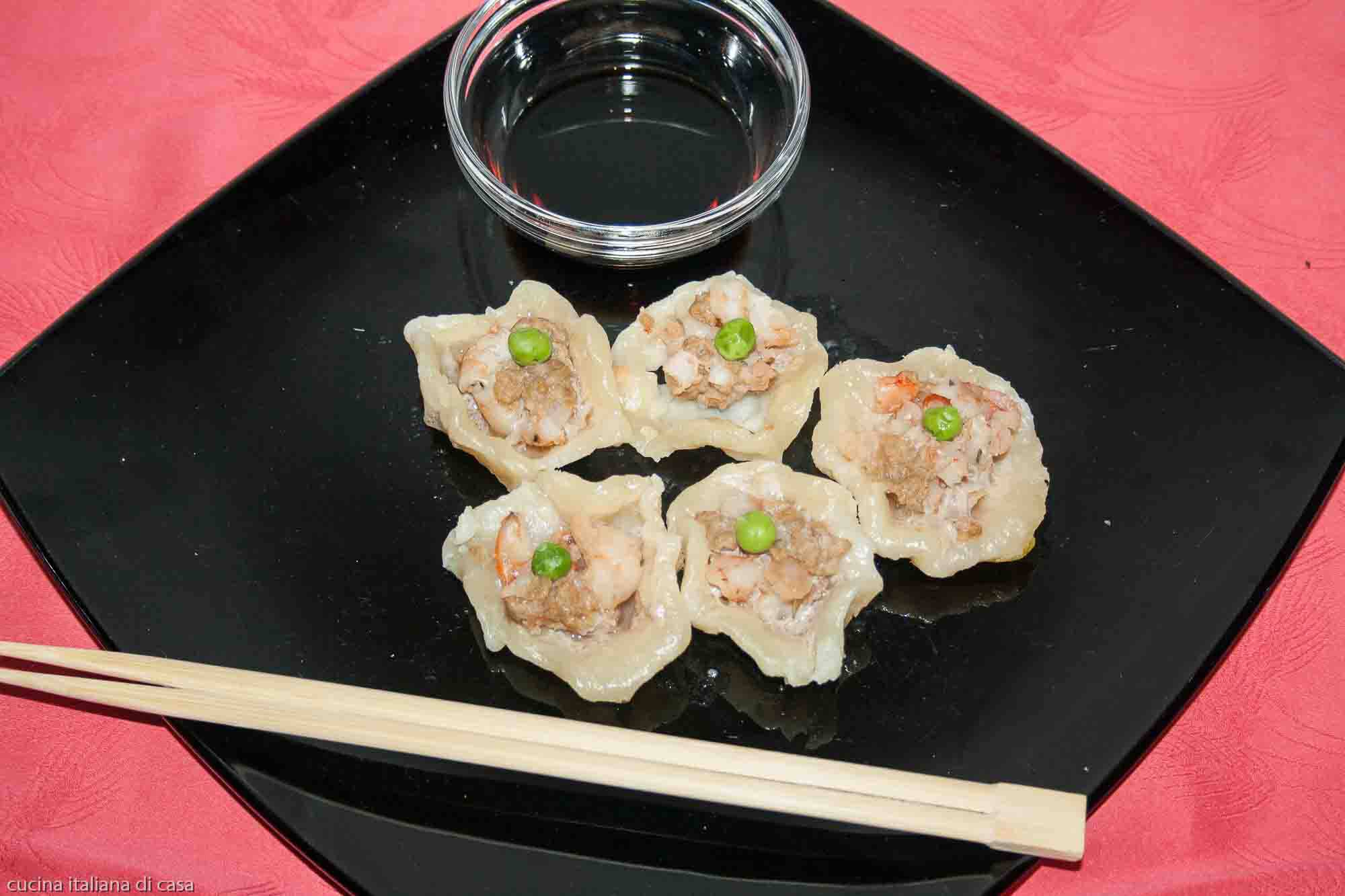 ricetta wanton vapore