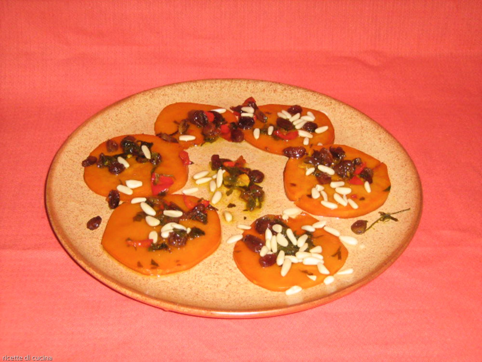 ricetta zucca marinata