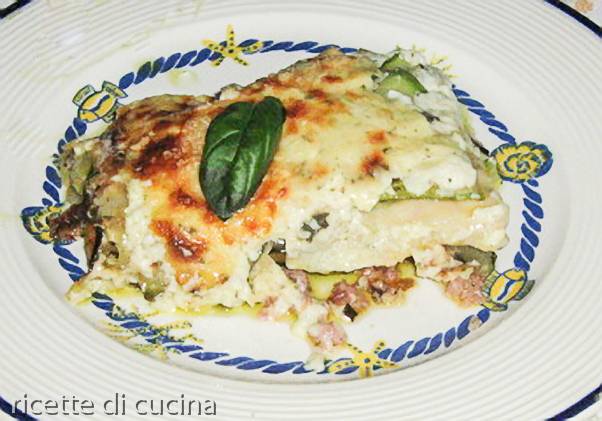 ricetta lasagne con zucchine
