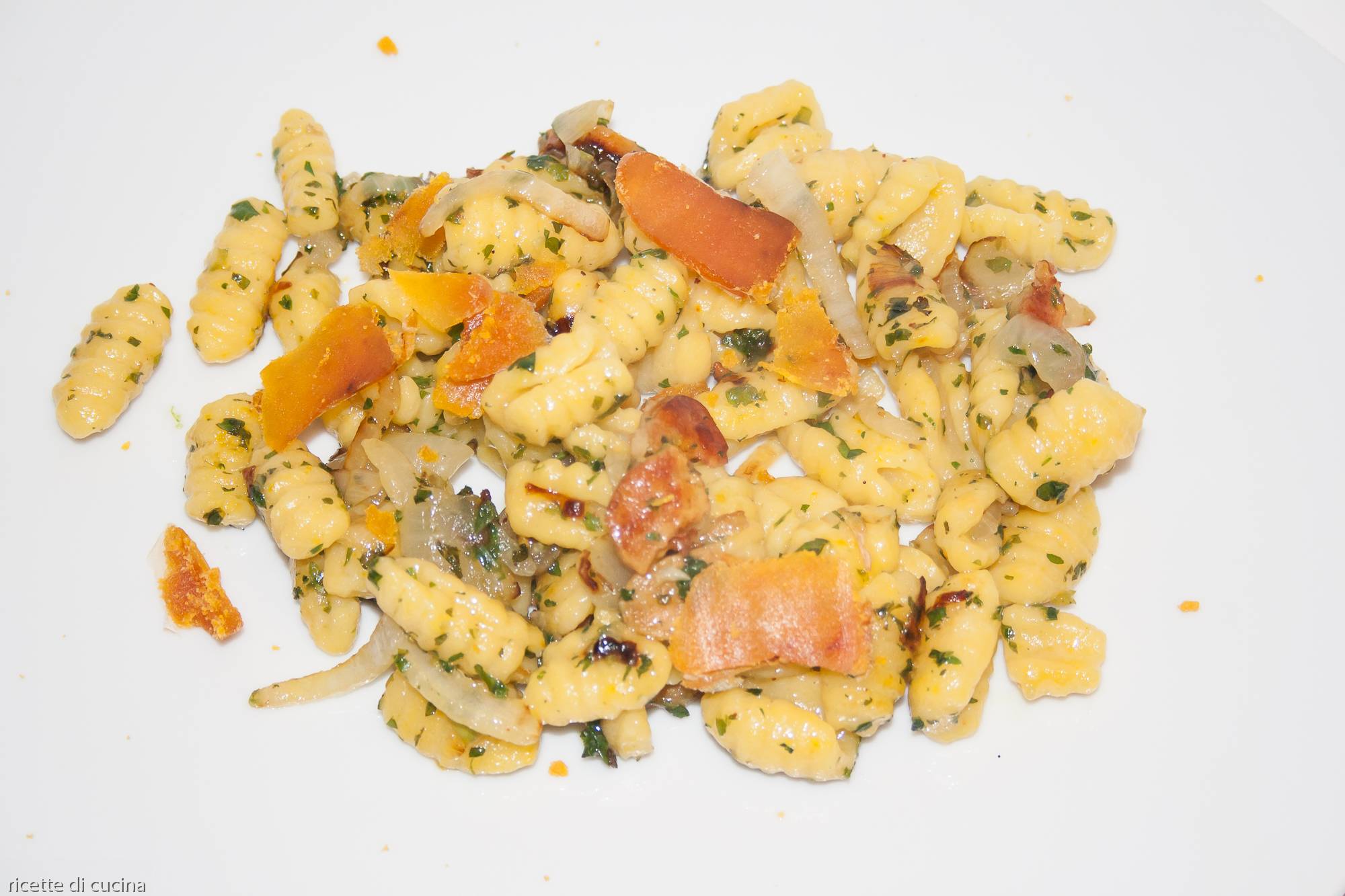 ricetta malloreddus con bottarga