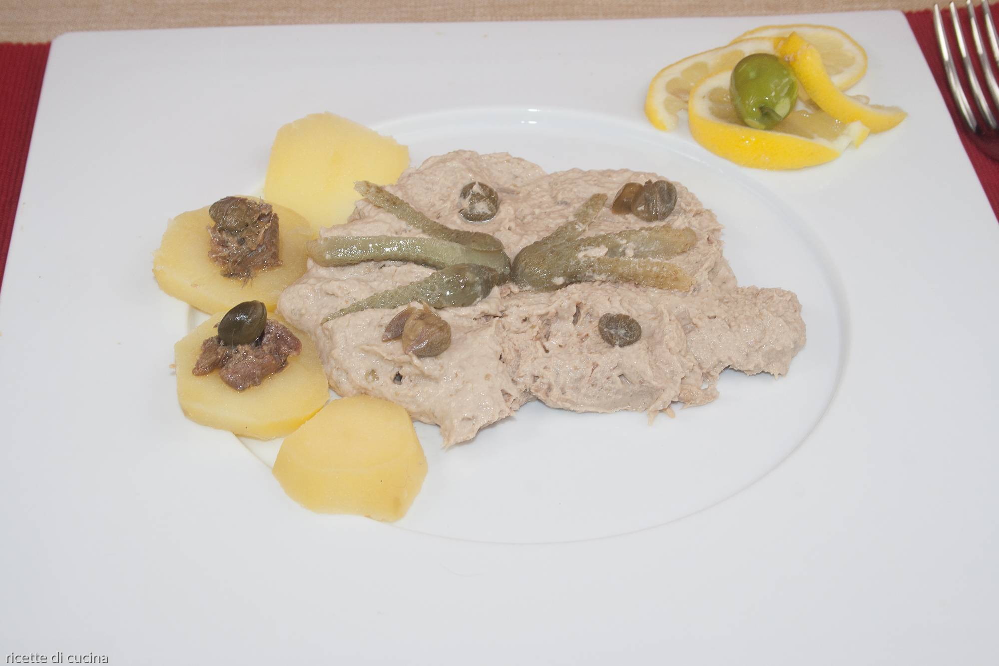 ricetta antica vitello tonnato light