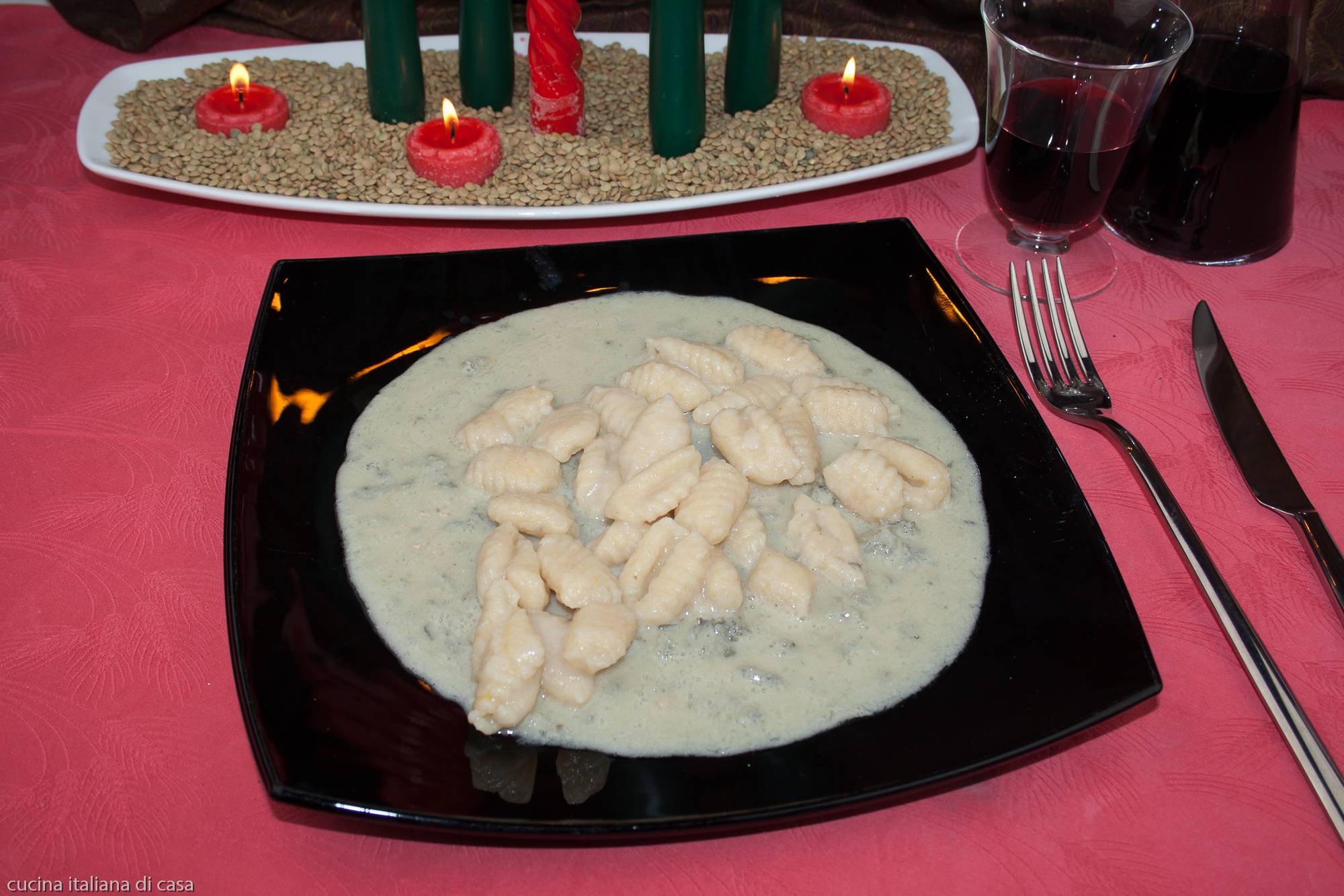 gnocchi patate senza farina con gorgonzola