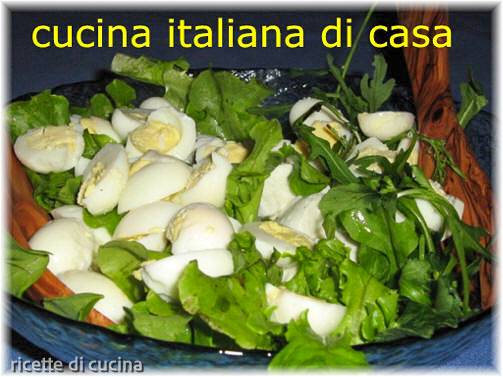 ricetta insalata mista verdure uova quaglia