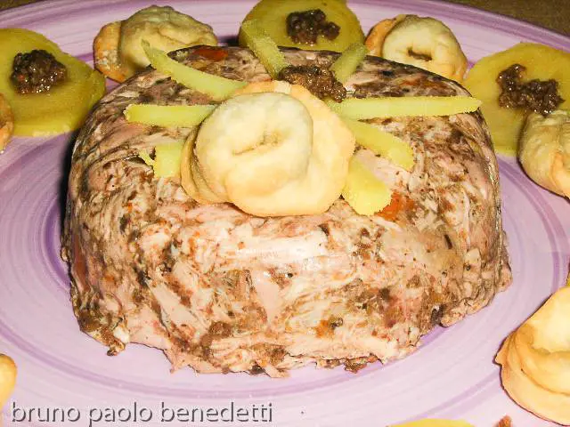 terrina di fagiano con tartufo nero, ricetta con foto