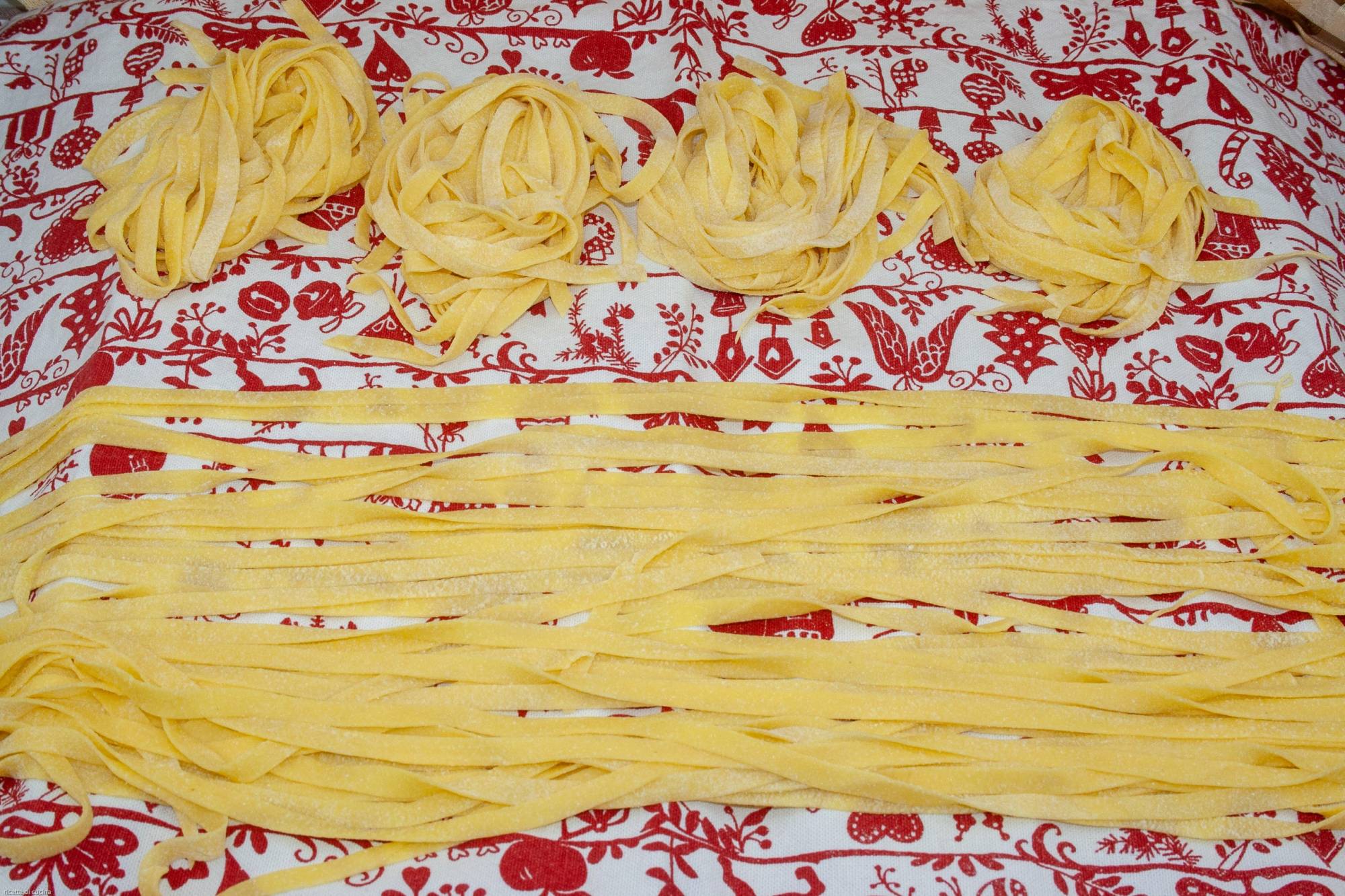 ricetta tagliatelle di moie