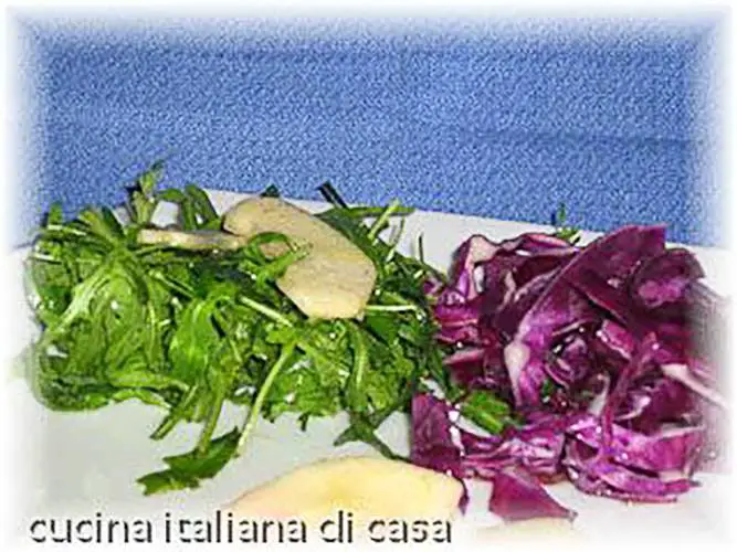 insalata cavolo rosso crudo