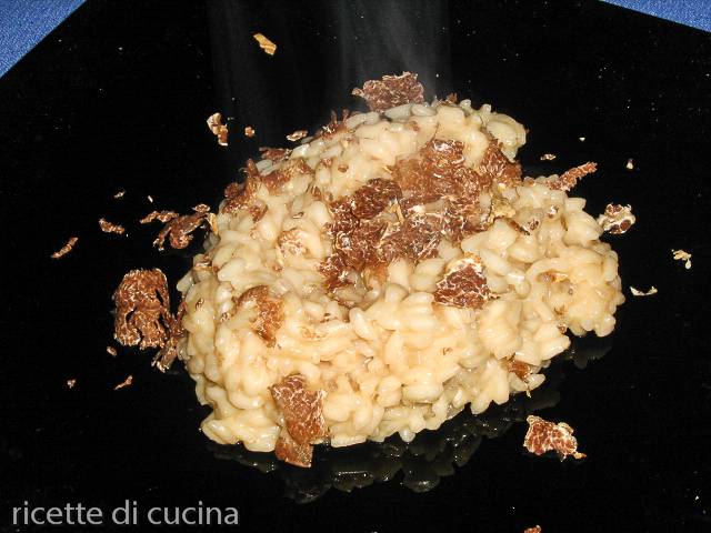 ricetta risotto con tartufo