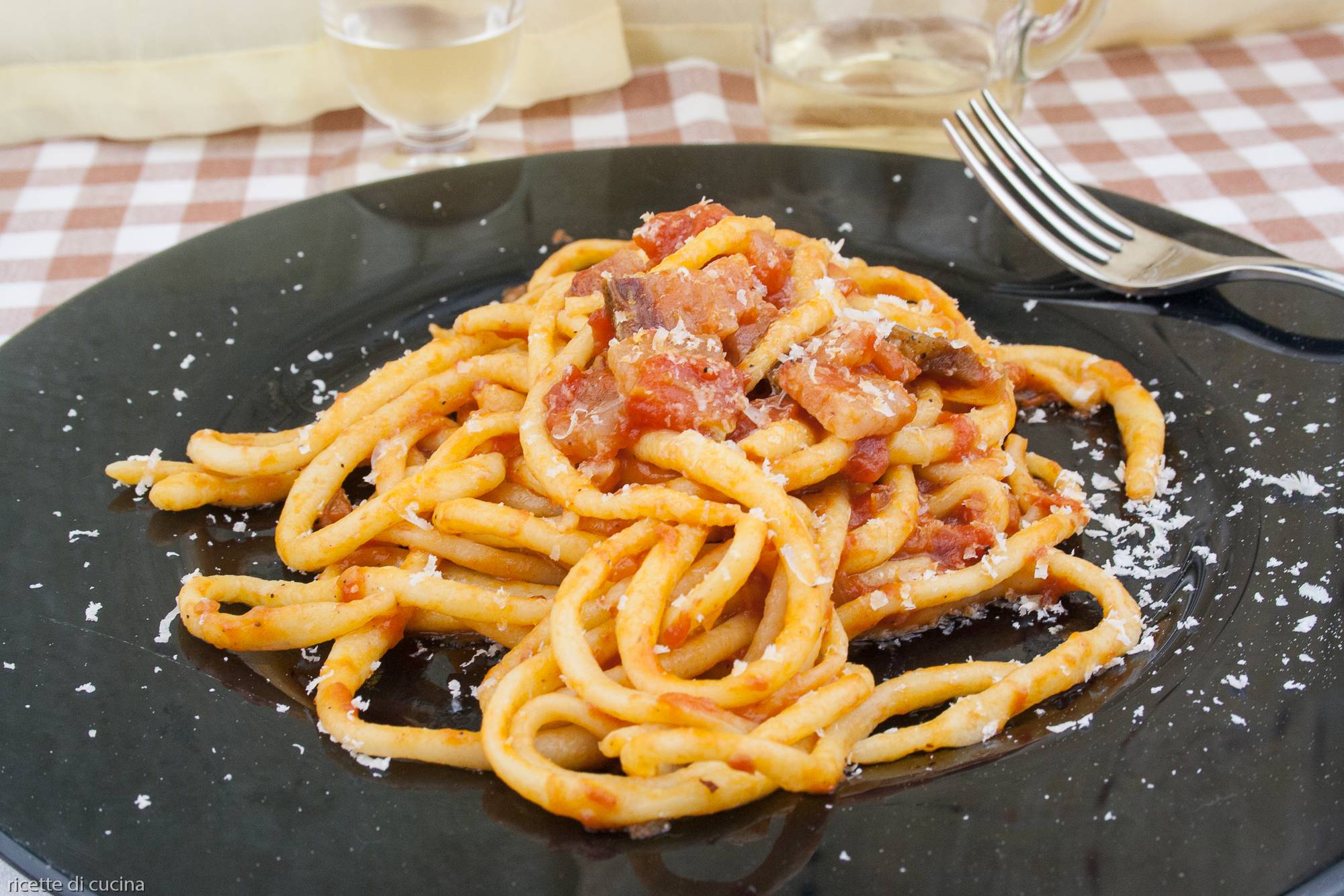 ricetta umbrichelli amatriciana