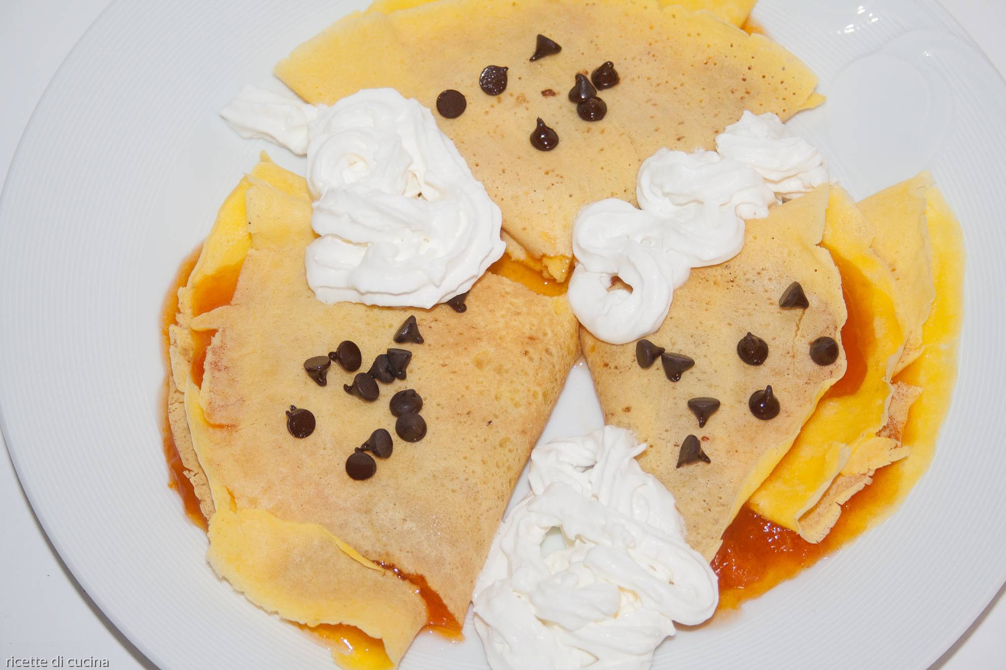 ricetta crespelle marmellata albiicoche