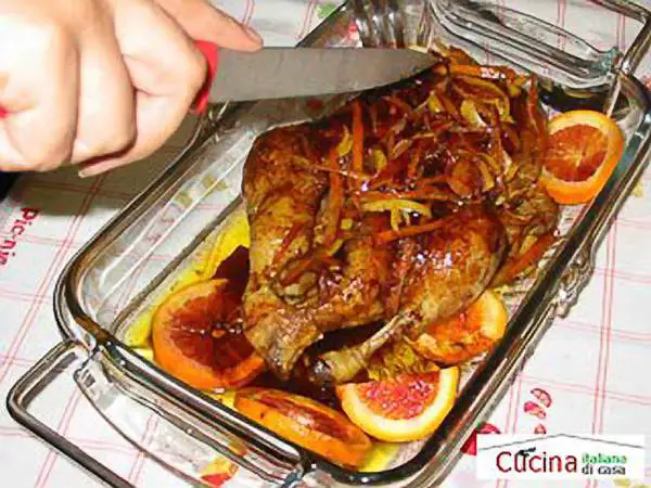 ricetta anatra arancia