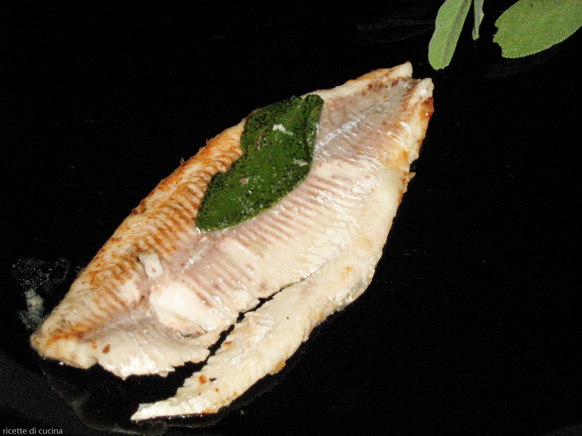 ricetta lavarello burro e salvia