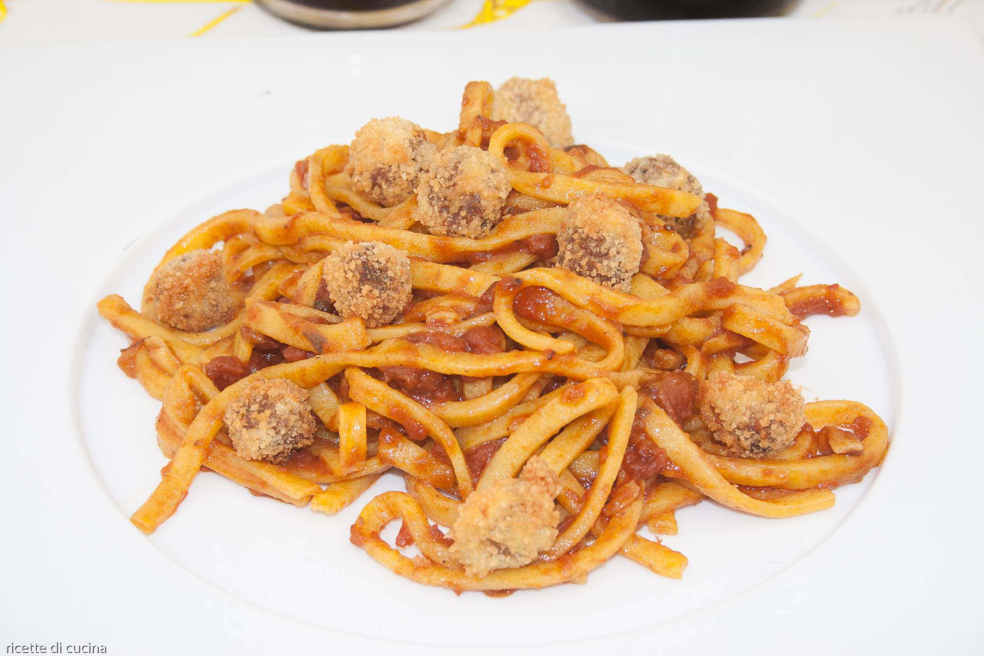 ricette spaghetti con polpette