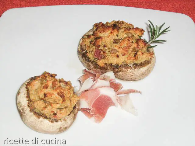 ricetta funghi champignons ripieni spack