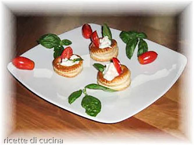 ricetta vol-au-vent formaggio stracciatella
