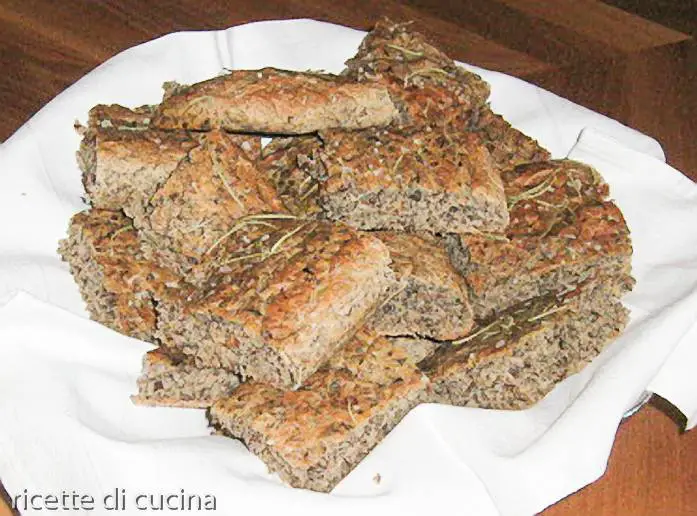 ricetta abbinare focaccia morbida grano saraceno