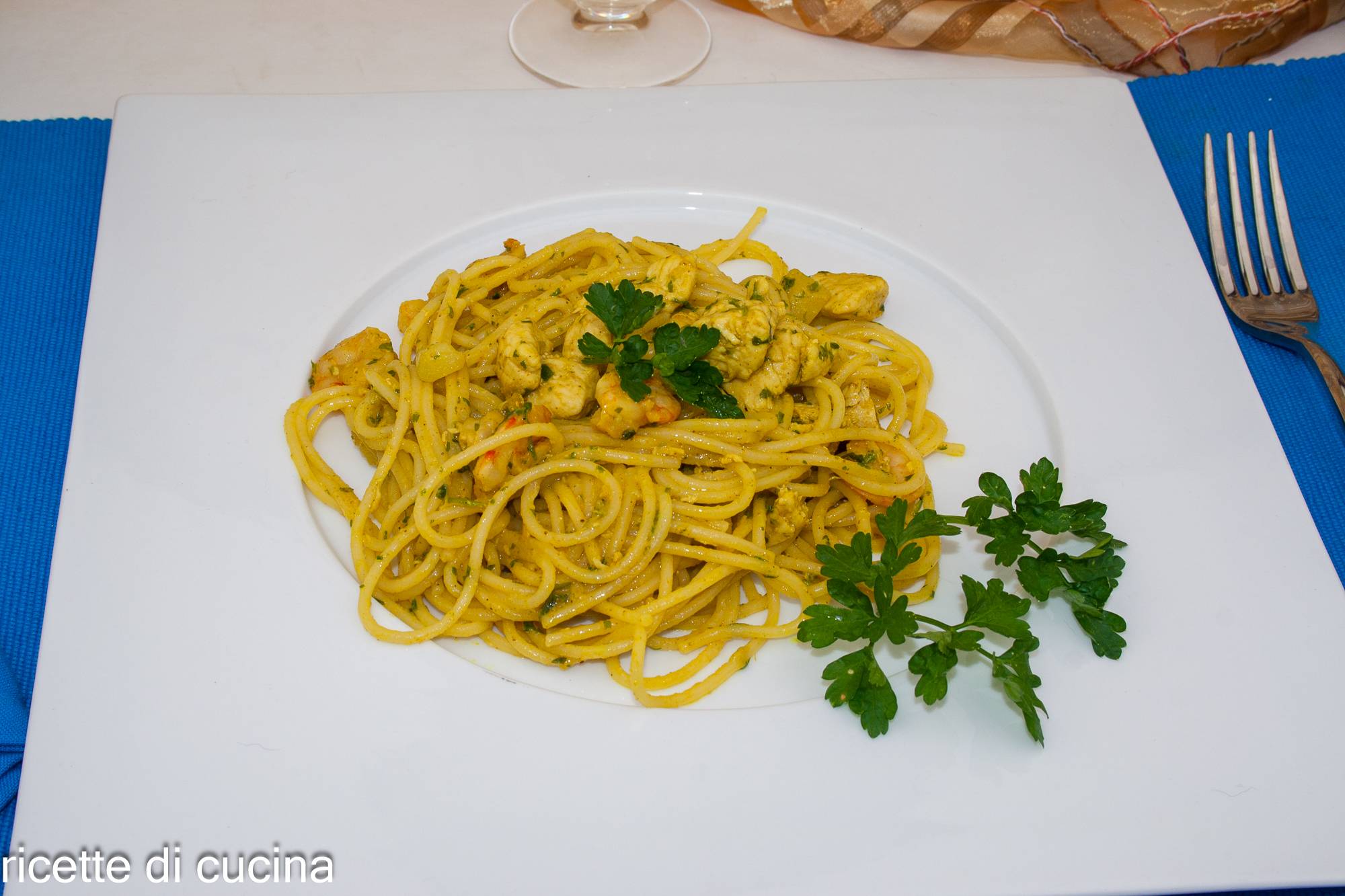spaghetti fusion al curry