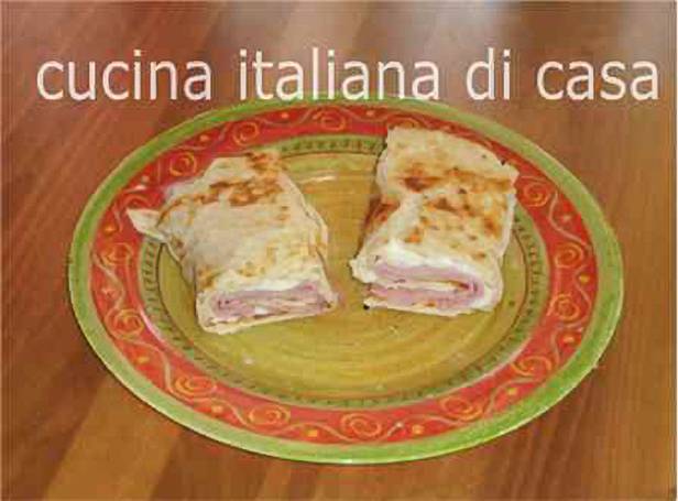ricetta piadina arrotolare