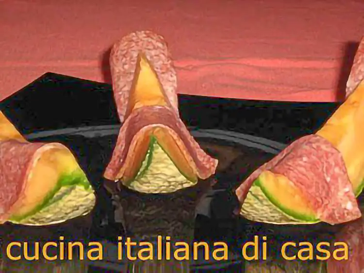 ricetta melone salame ungherese