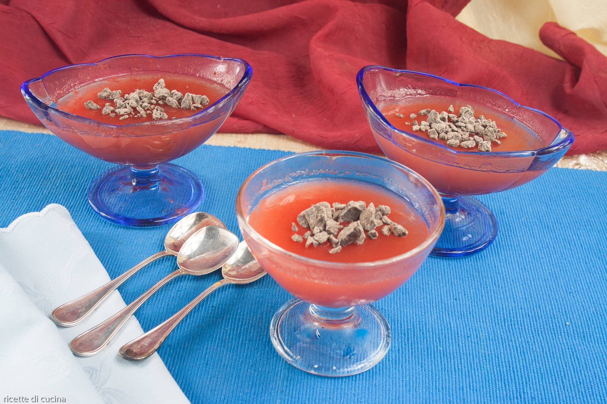 gelo di anguria (mellone) al cioccolato | Ricette di Cucina