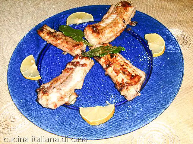anguilla (capitone) marinata, ricetta tradizionale con foto