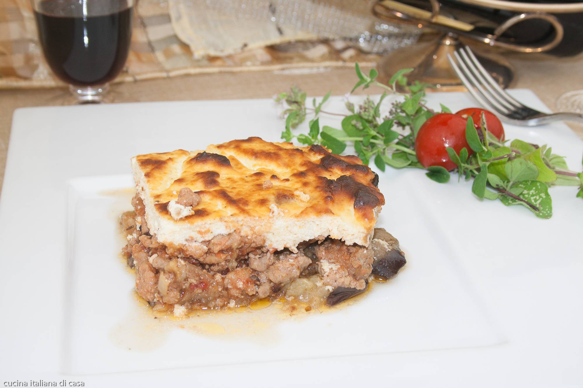 ricetta mousaka greca creta