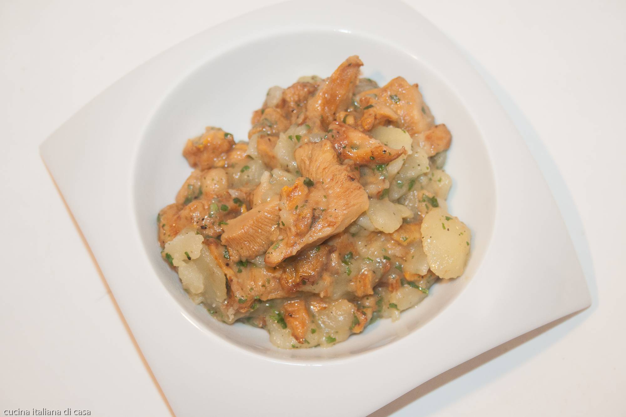 ricetta cantarelli patate rosse