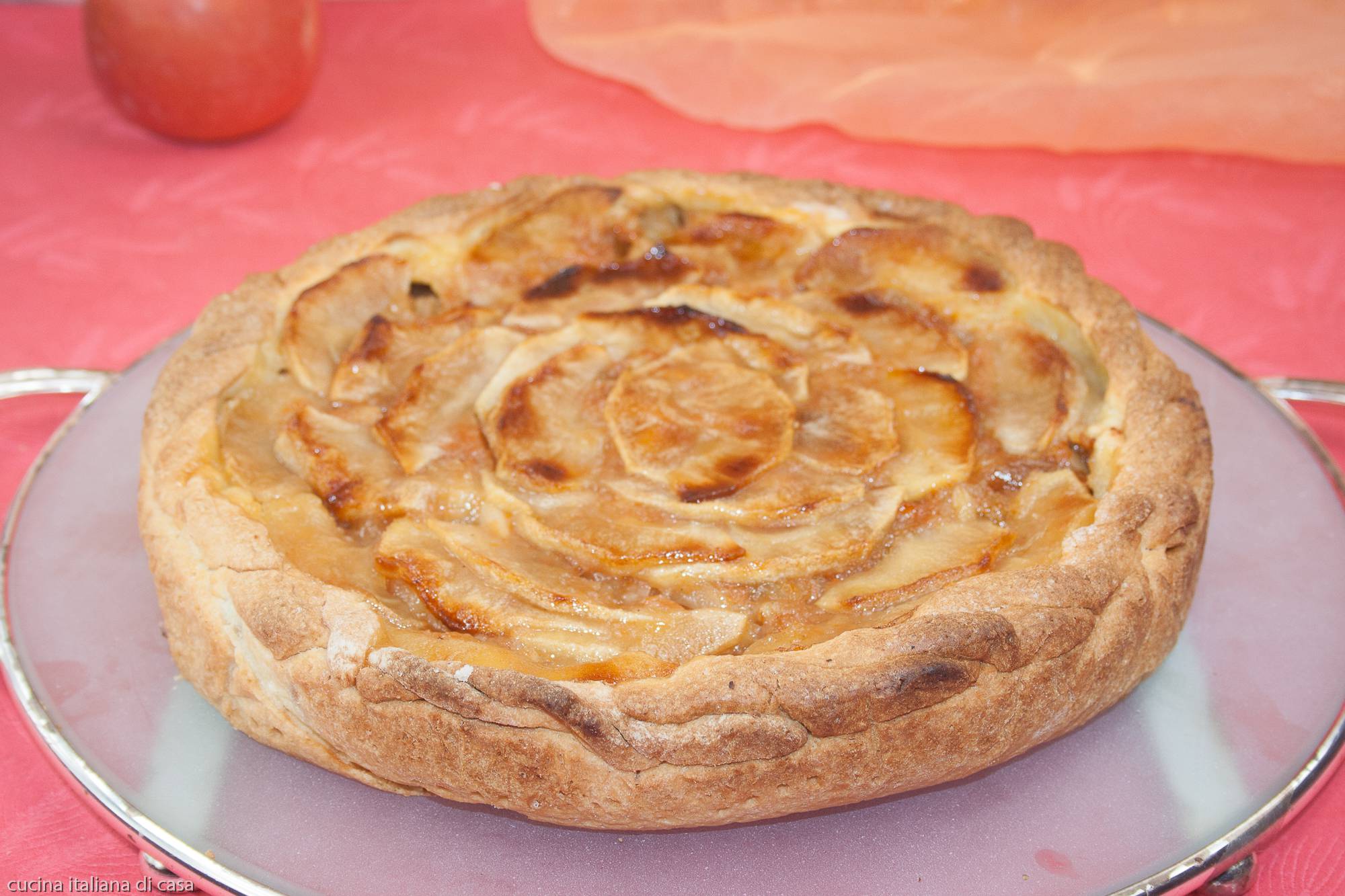 ricetta torta di mele farcita