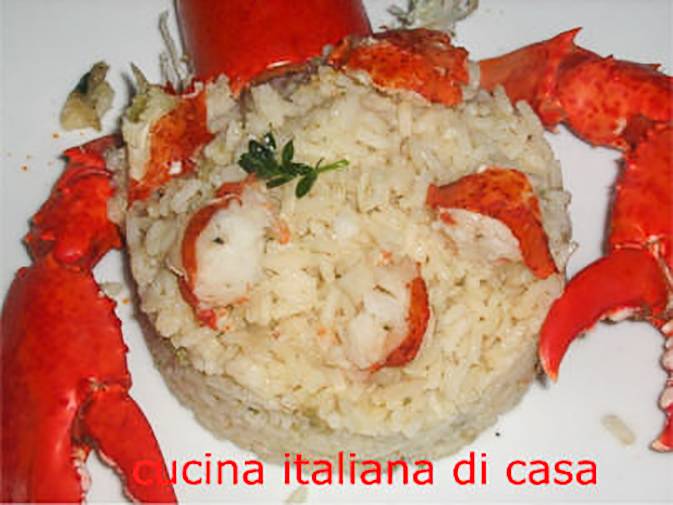 ricetta riso astice aragosta