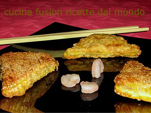 ricetta toast gamberi di cucina cinese