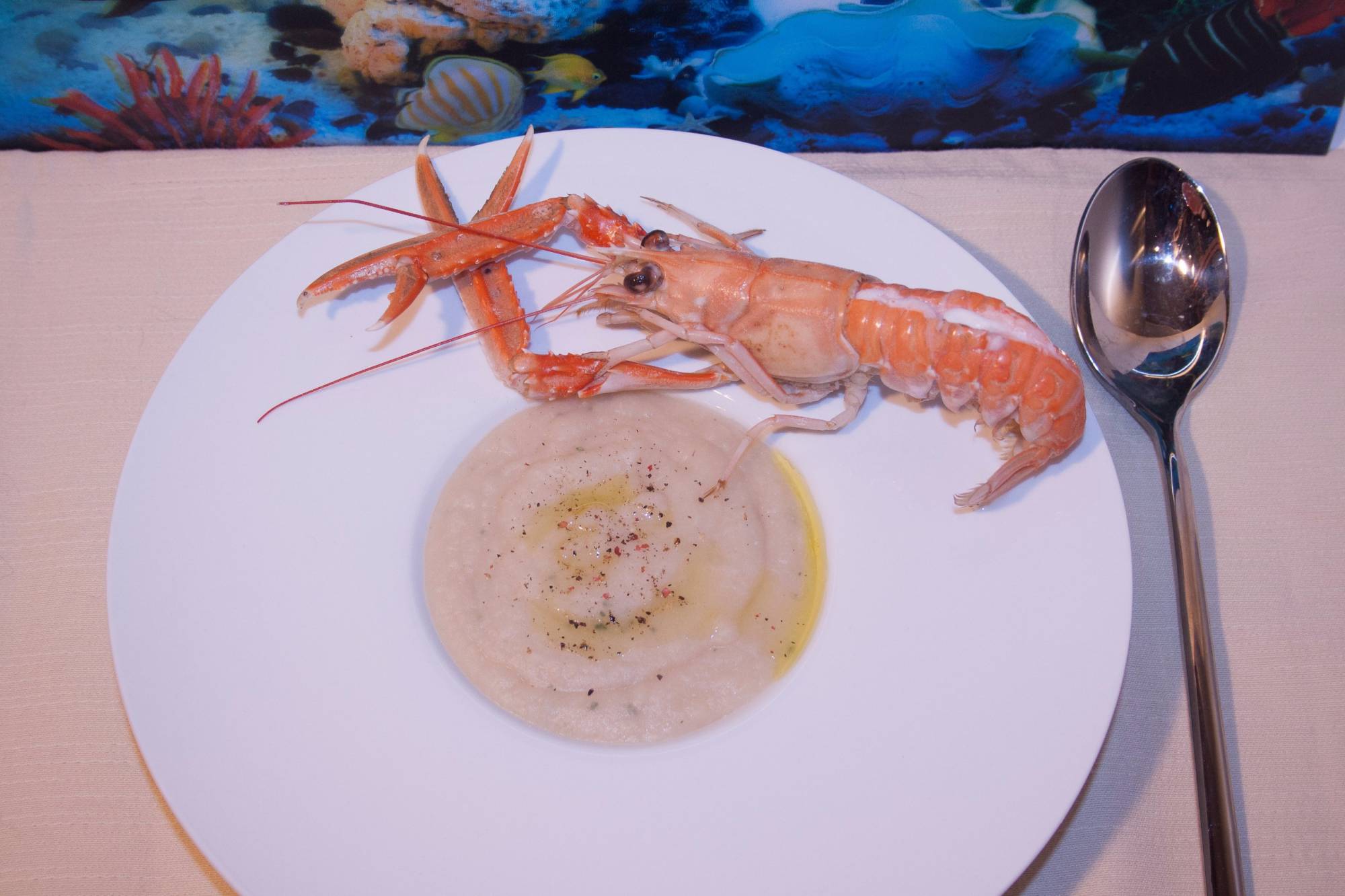 ricetta primo piatto con scampi